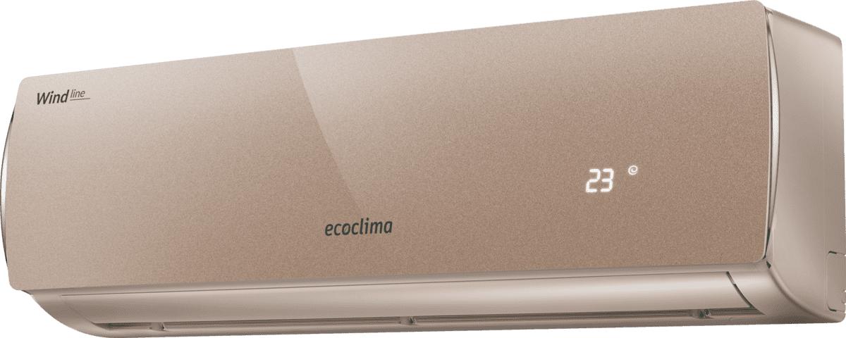 картинка Настенный кондиционер Ecoclima ECW/I-12QCB + EC/I-12QC, золотистый от магазина «Русский воздух»