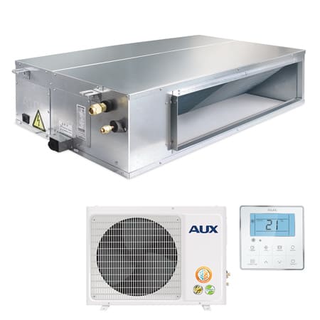 картинка Канальный кондиционер AUX ALMD-H48/5DR2 + AL-H48/5DR2(U), серебристый от магазина «Русский воздух»